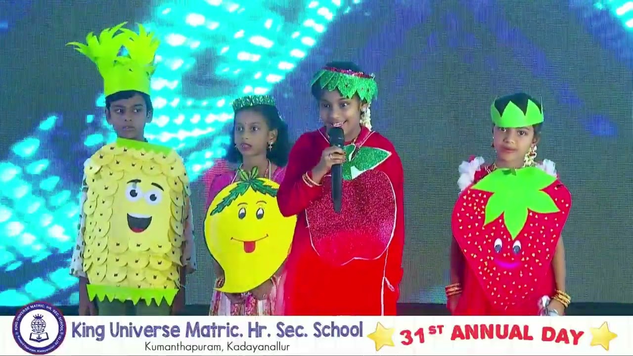 Fruit Fiesta | Fancy Dress | Annual Day Program - 2026 | King Universe Matric. Hr. Sec. School