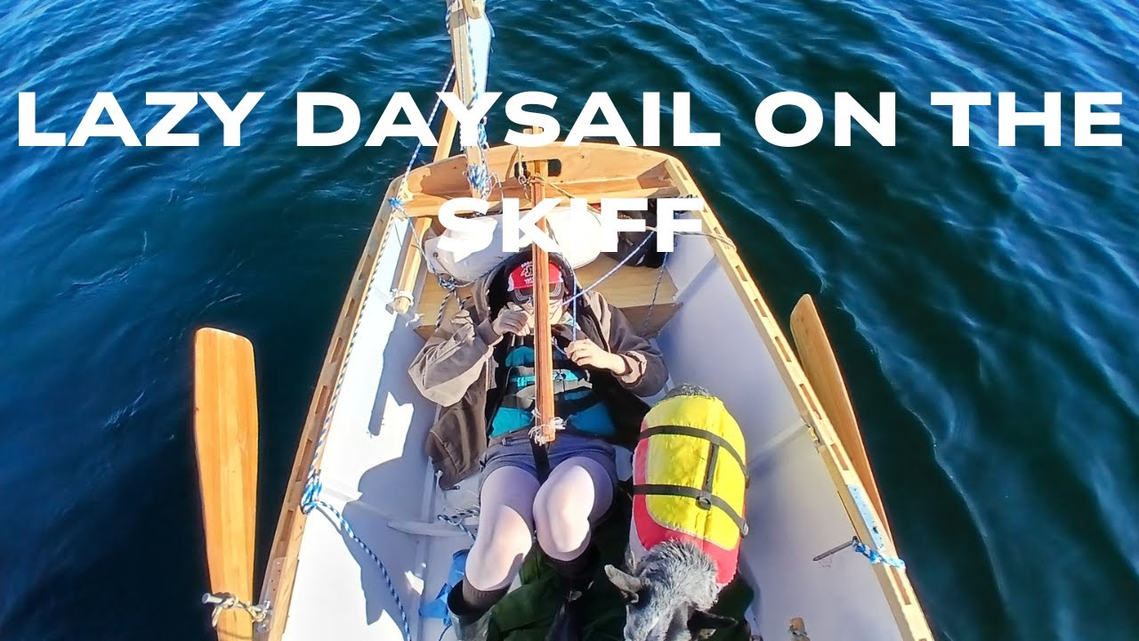 Light Winds January Daysail the Seamless Skiff  with a Full Crew