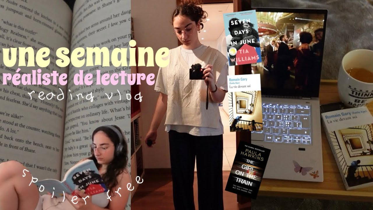 une semaine réaliste de lecture (holidays version)