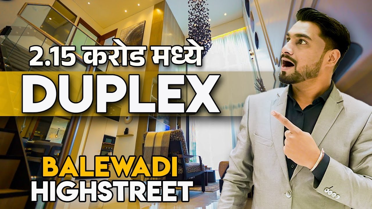 Limited 3 BHK Duplex in Balewadi | 300M From High Street | New Launch Project l Call 8282827441