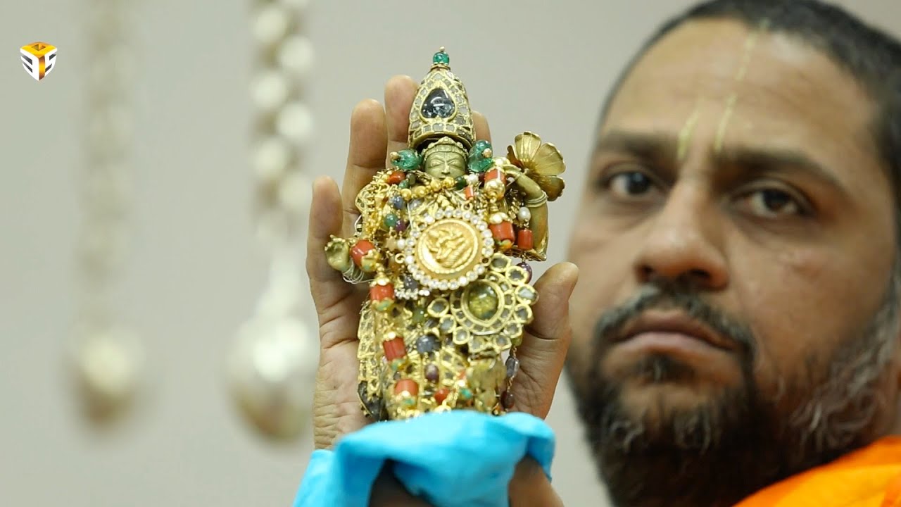 Moola Paduka of Miracle Guru Sri Raghavendra Swamy Temple at Mantralayam near Raichur.