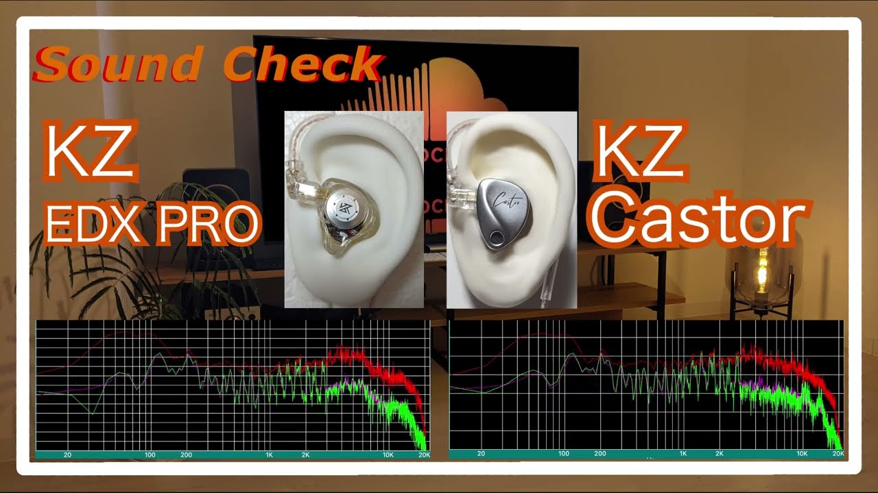 KZ EDX PRO vs KZ Castor [IEMs Chinese In-Ear Sound Comparison 中華イヤホン音比較]