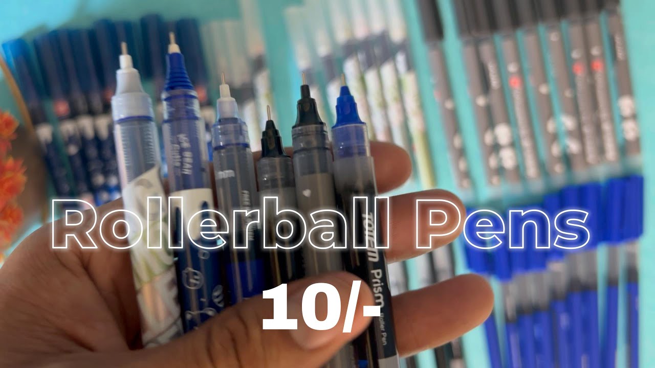 10/- Rollerball pens are too amazing | Review |