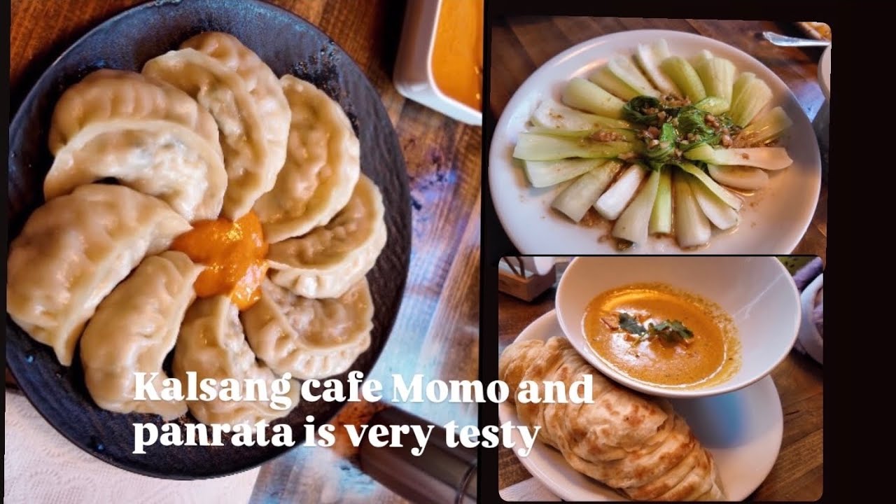 Kalsan café Momo and Panratha is very testy/tibetan vlog nam family in Belgium 🇧🇪 