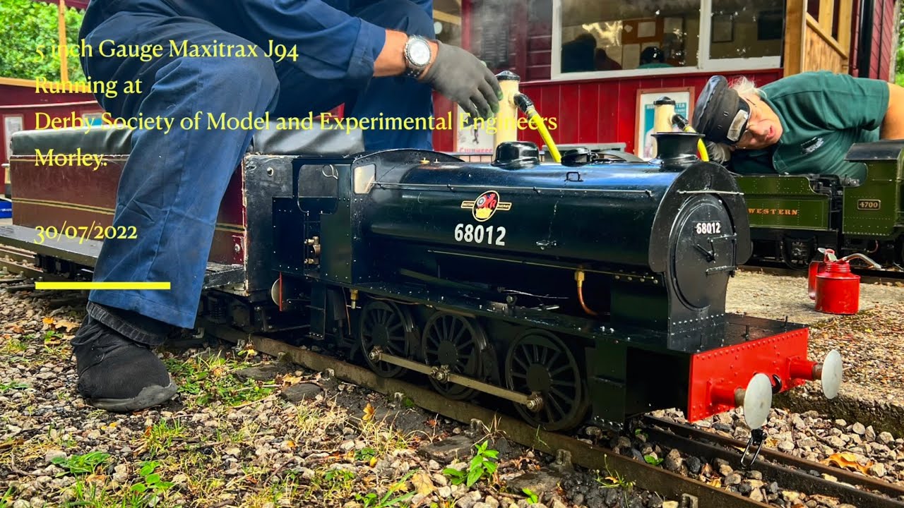5inch Gauge Maxitrax J94 running at the Morley Hayes, Derby SMEE. 30/07/2022
