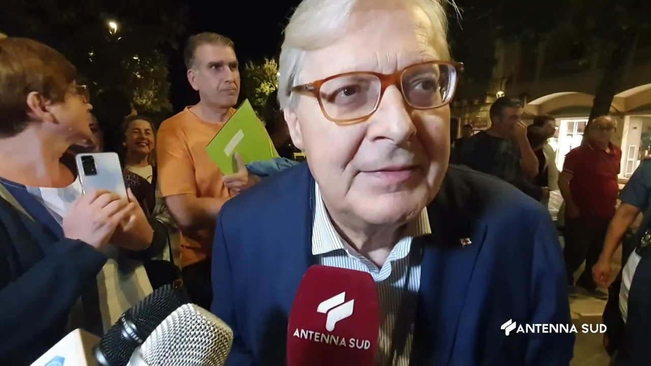 02 Settembre 2023   Martina Franca TA   Vittorio Sgarbi in Visita in Città
