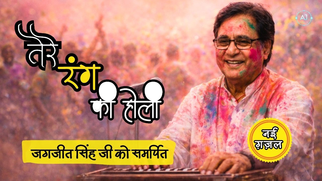 तेरे रंग की होली 💕 | New Hindi Ghazal | Tribute to Jagjit Singh #ghazal #jagjitsingh