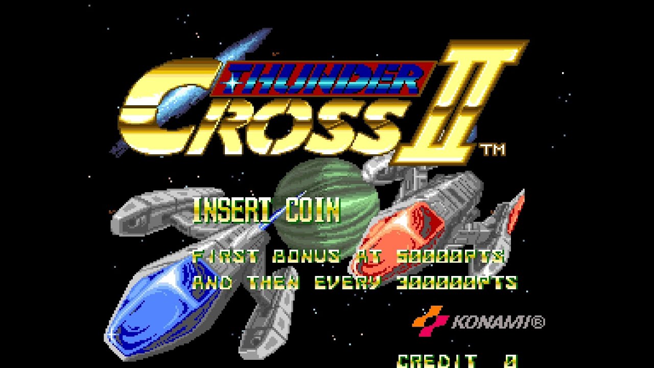 THUNDERCROSS II サンダークロスII 009 Heavy Metal Bomber Stage 3 BGM (arcade game music)