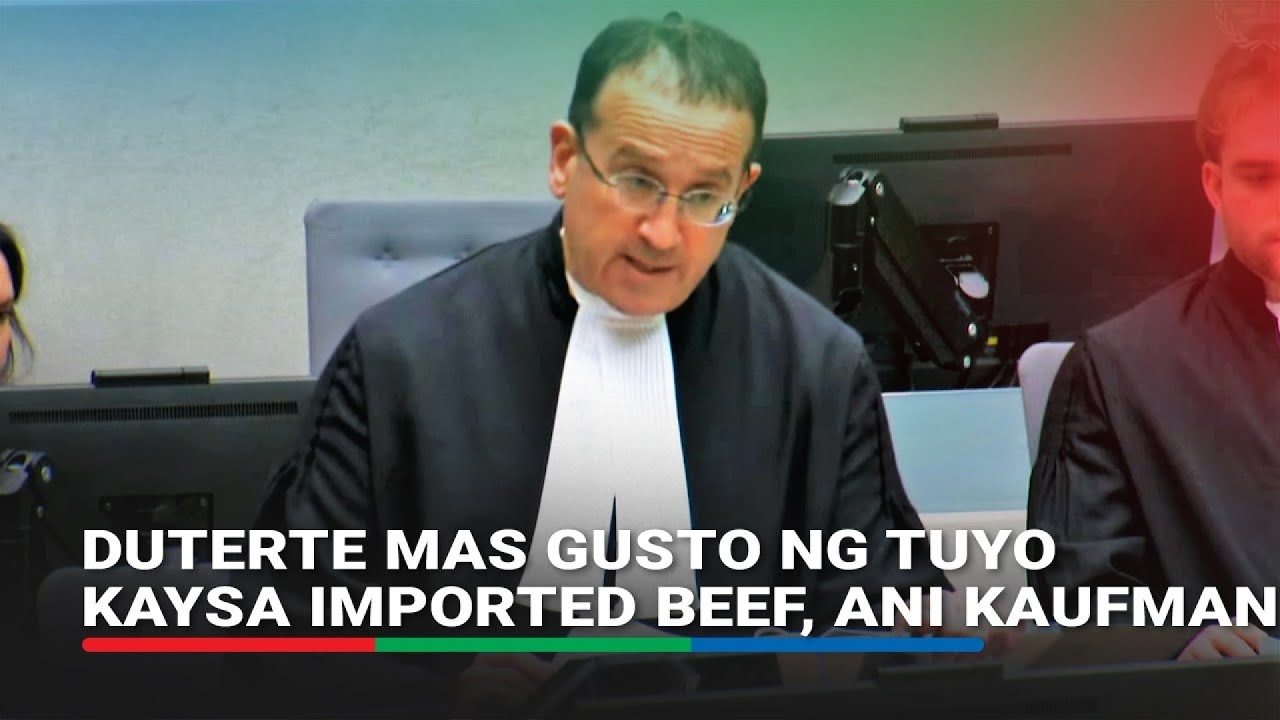 Kaufman ibinida ang kinalakihang hirap, simpleng buhay ni Duterte sa ICC hearing