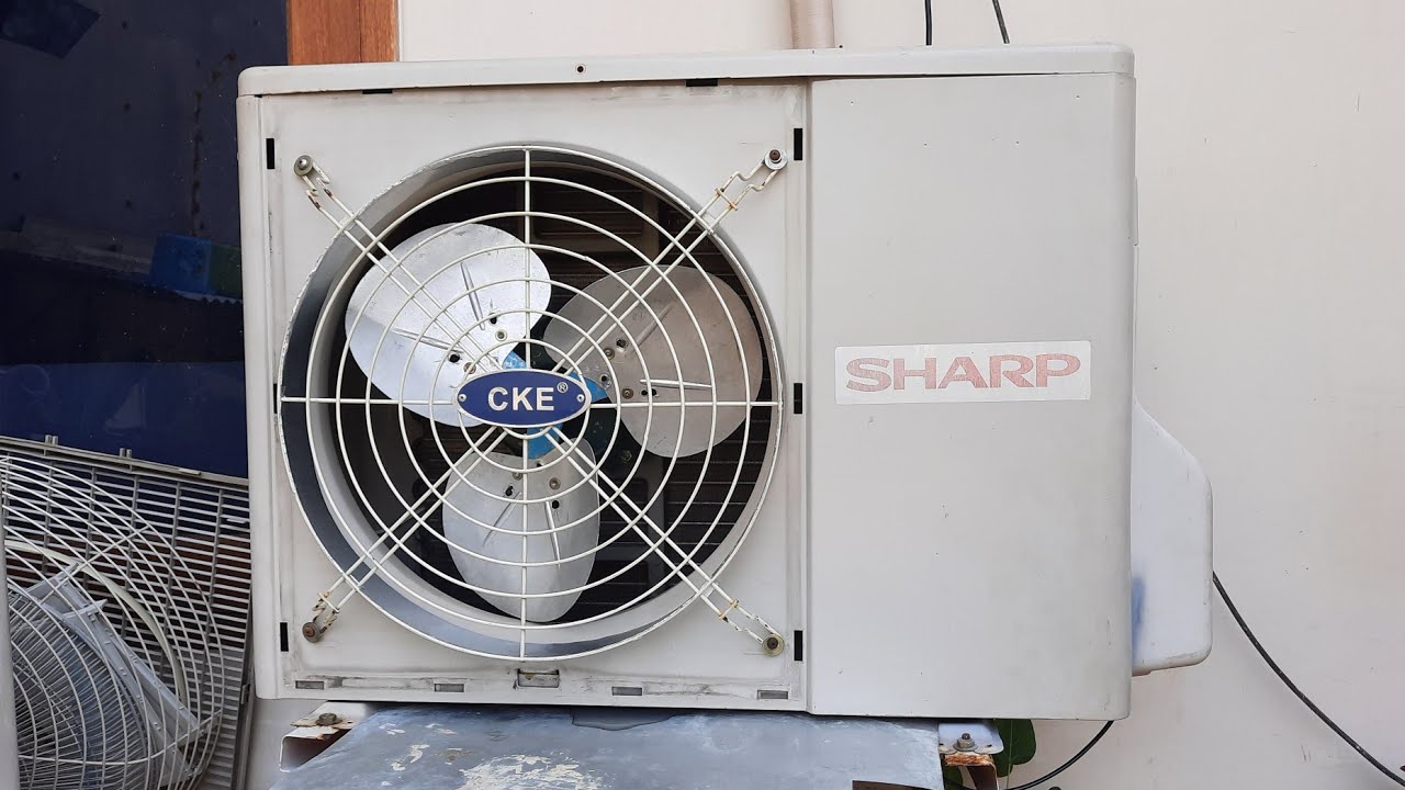 Condenser Fan Upgrade on The Sharp Minisplit AC