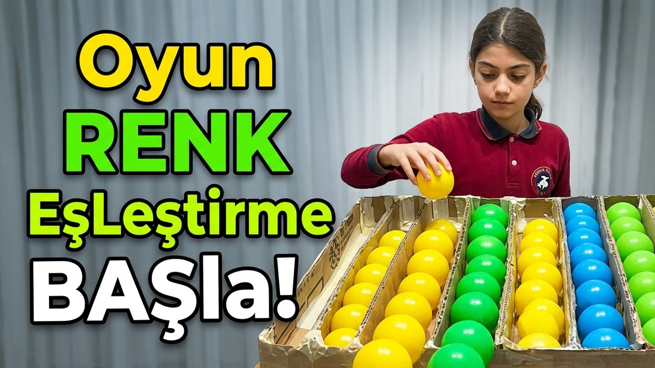 Renkli Toplar Oyunu &Ccedil;ocuk vs Oyun Seviyesi