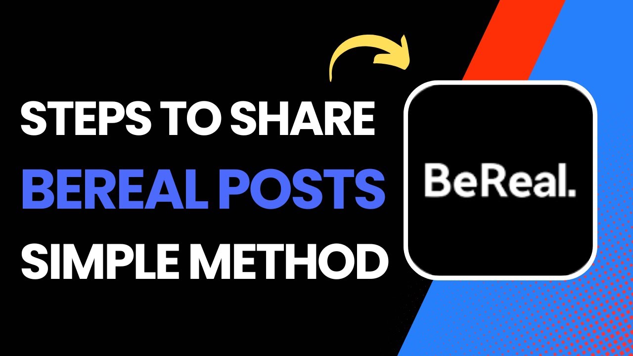 How To Share BeReal Posts !
