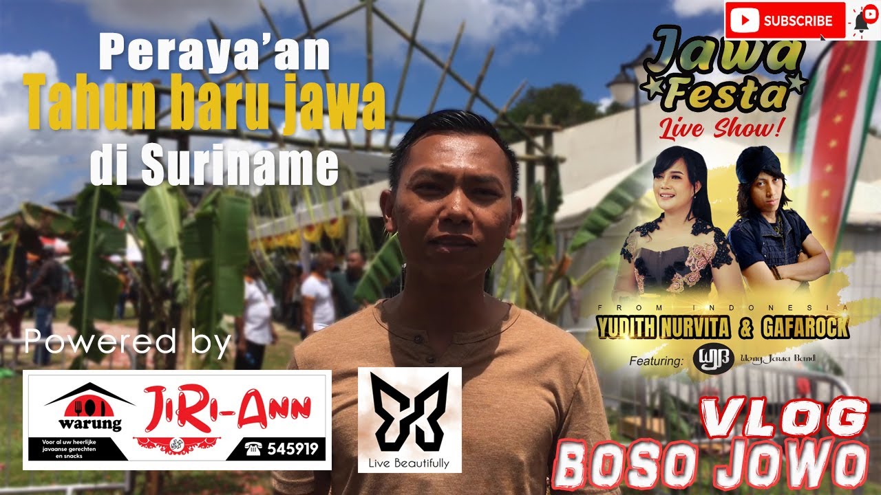 Suriname mendatangkan artis Indonesia selama perayaan Tahun Baru Jawa 1956 - Vlog jawa dari Suriname