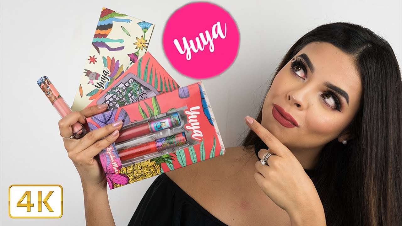 PROBANDO EL MAQUILLAJE DE YUYA - ITZEL URÍAS