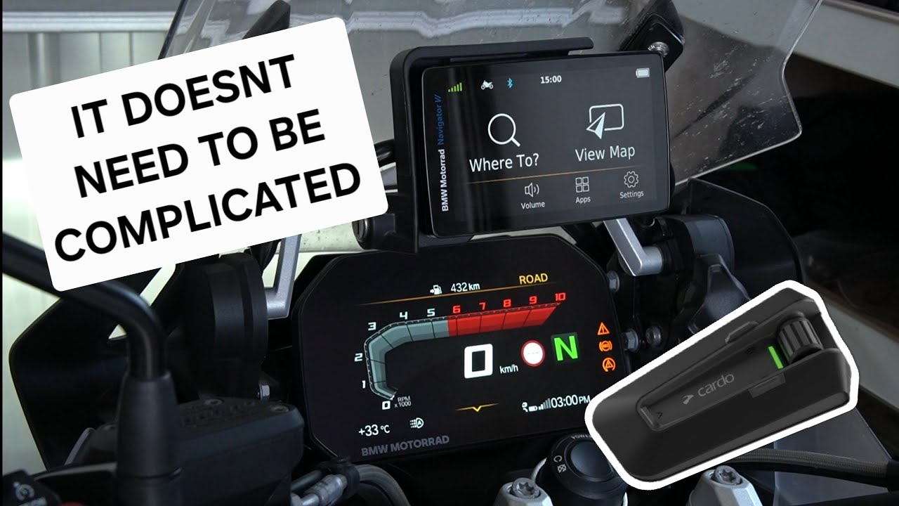 HOW TO CONNECT CARDO TO BMW + BMW NAVIGATOR
