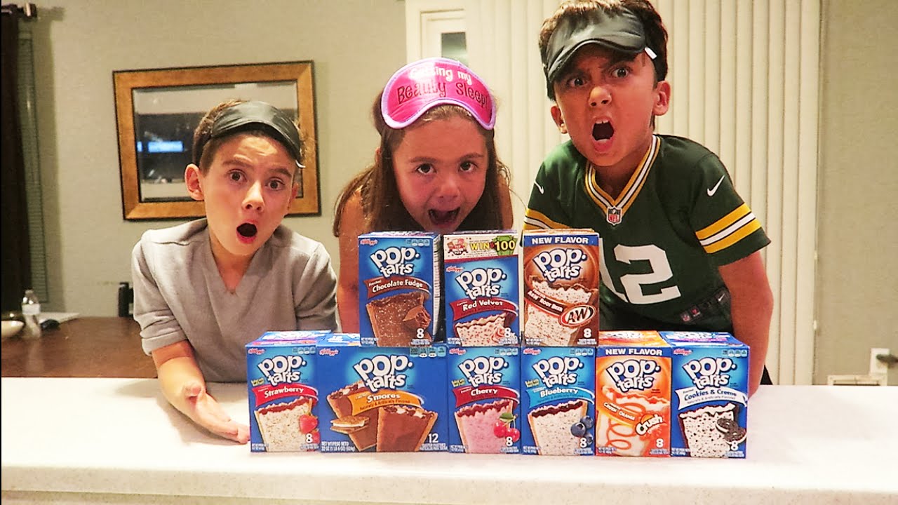 POP TART CHALLENGE | BLINFOLDED TASTE TEST | PHILLIPS FamBam Challenges
