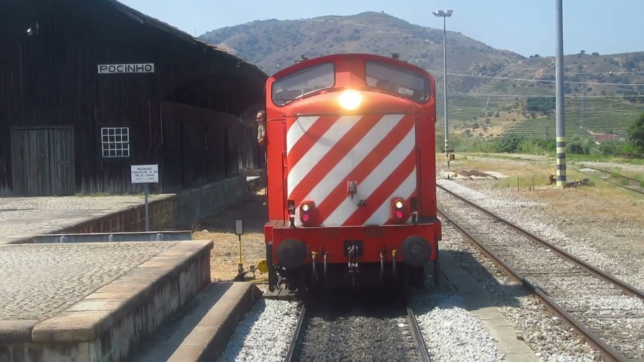 Estação do Pocinho - chegadas, manobras e partidas 2 Ago 2025 
