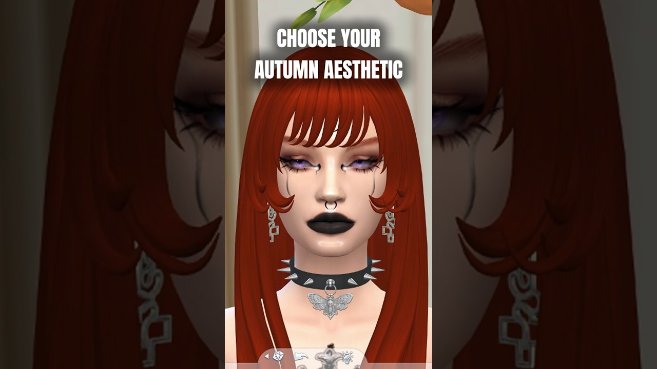 AUTUMN AESTHETIC SIMS 4 CAS | 
