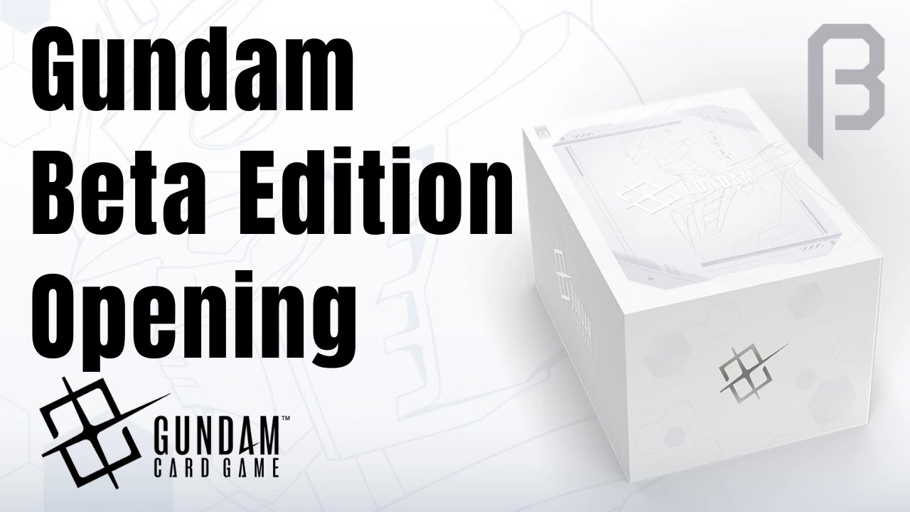 Gundam Beta Edition Kit Opening #bandai #gundam #tcg