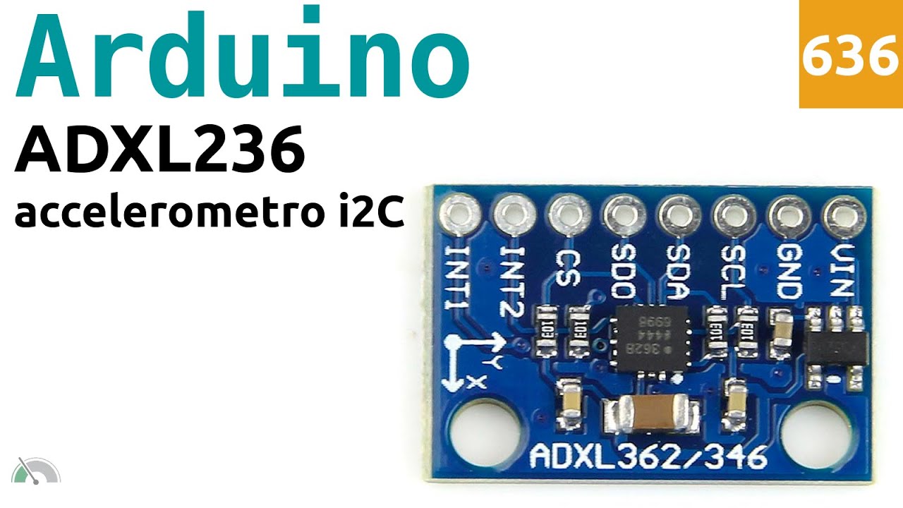 Usare l'accelerometro ADXL362 con Arduino - Video 636