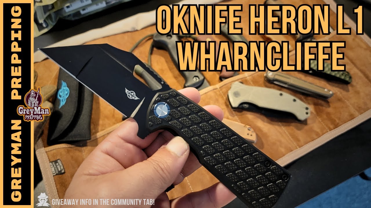 Oknife Heron L1 Wharncliffe Pocket Knife