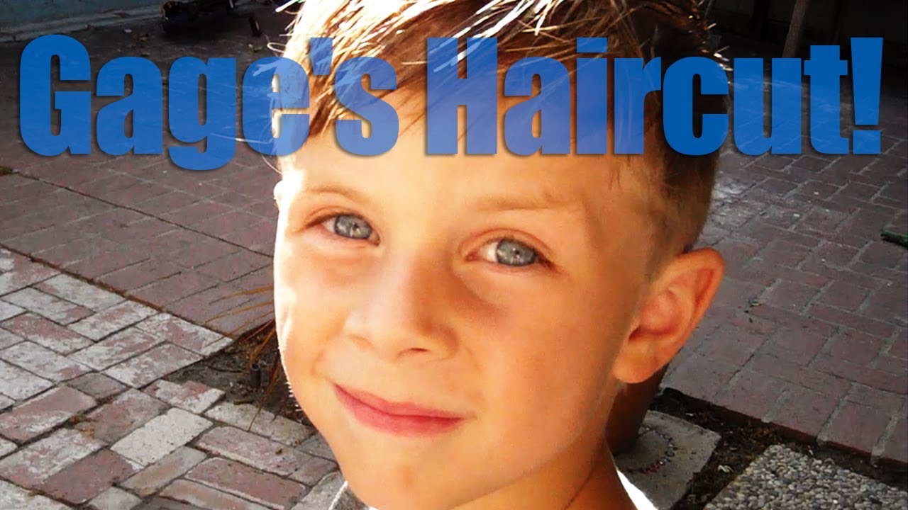 Gage's Little Hipster Haircut!!