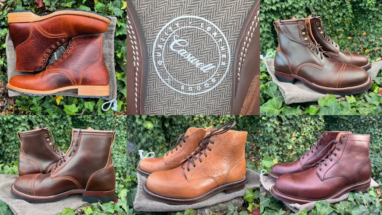 FOUR NEW CASWELL BOOT DROPS: WAXED HORSEHIDE, WHISKEY PREDATOR, SHRUNKEN SHOULDER, WHISKEY PREDATOR