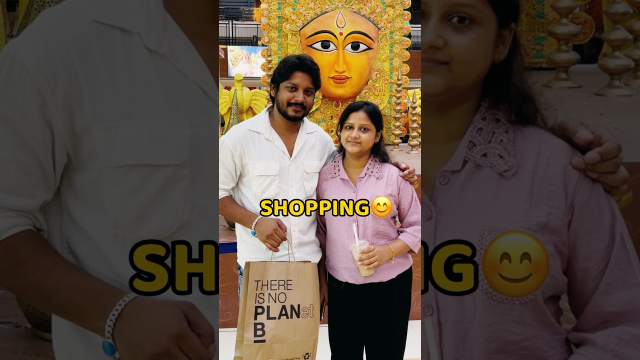 Durga Puja Ka Shopping Hogya😍🛍️ #shorts #vlog #minivlog #shortvideo #trending