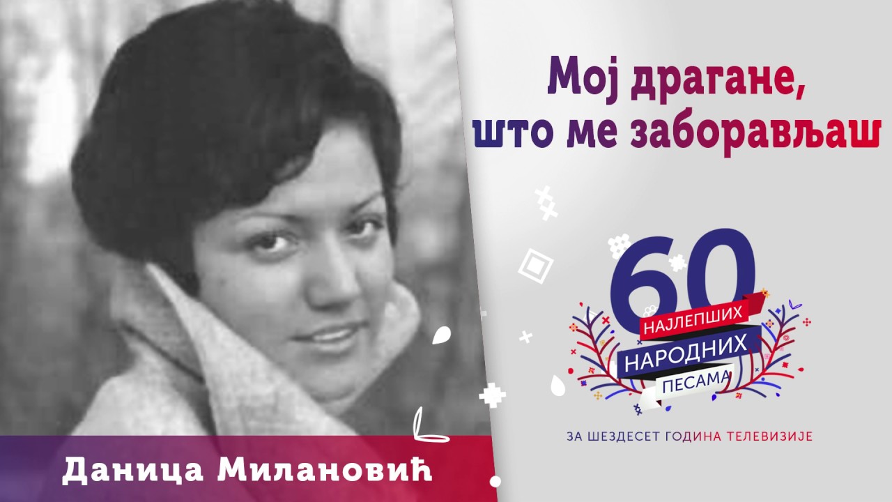 Moj dragane, što me zaboravljaš - Danica Milanović