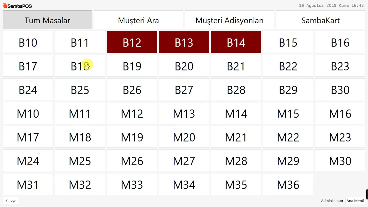 SambaPOS Kullanımı 1