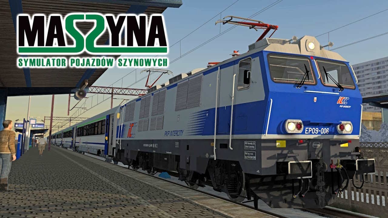 EP09 Pociąg EIC Ekspres w symulatorze Maszyna - Scenariusz Sandomierz - Wolica
