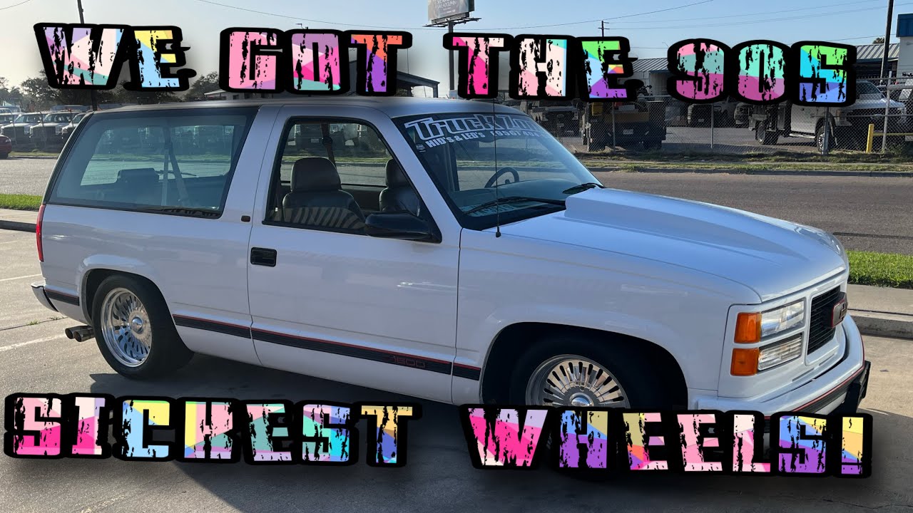 New centerline wheels on the tahoe! Installing license plate leds! (Obs tahoe)