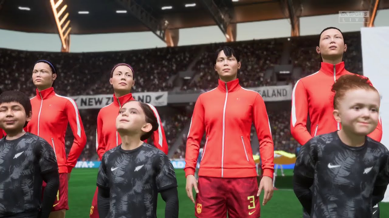 January 24, 2025 | New Zealand vs China Women's football Showdown | FIFA23 gameplay
