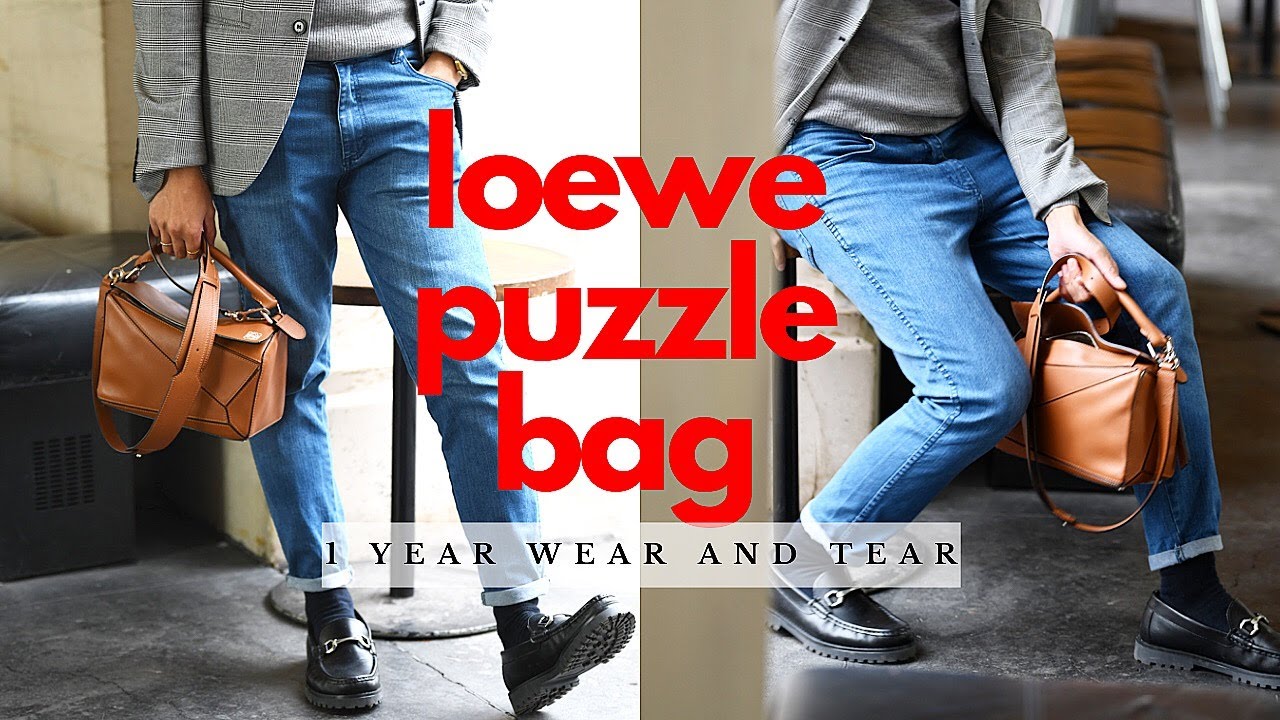 LOEWE PUZZLE BAG 1-YEAR Review WEAR AND TEAR | AM I STILL OBSESSED?? ❌✅