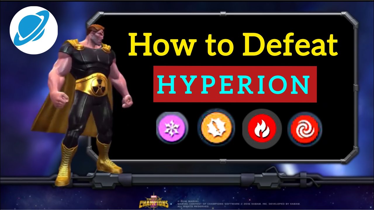 How to defeat Hyperion | Marvel Contest of Champions | MCOC |