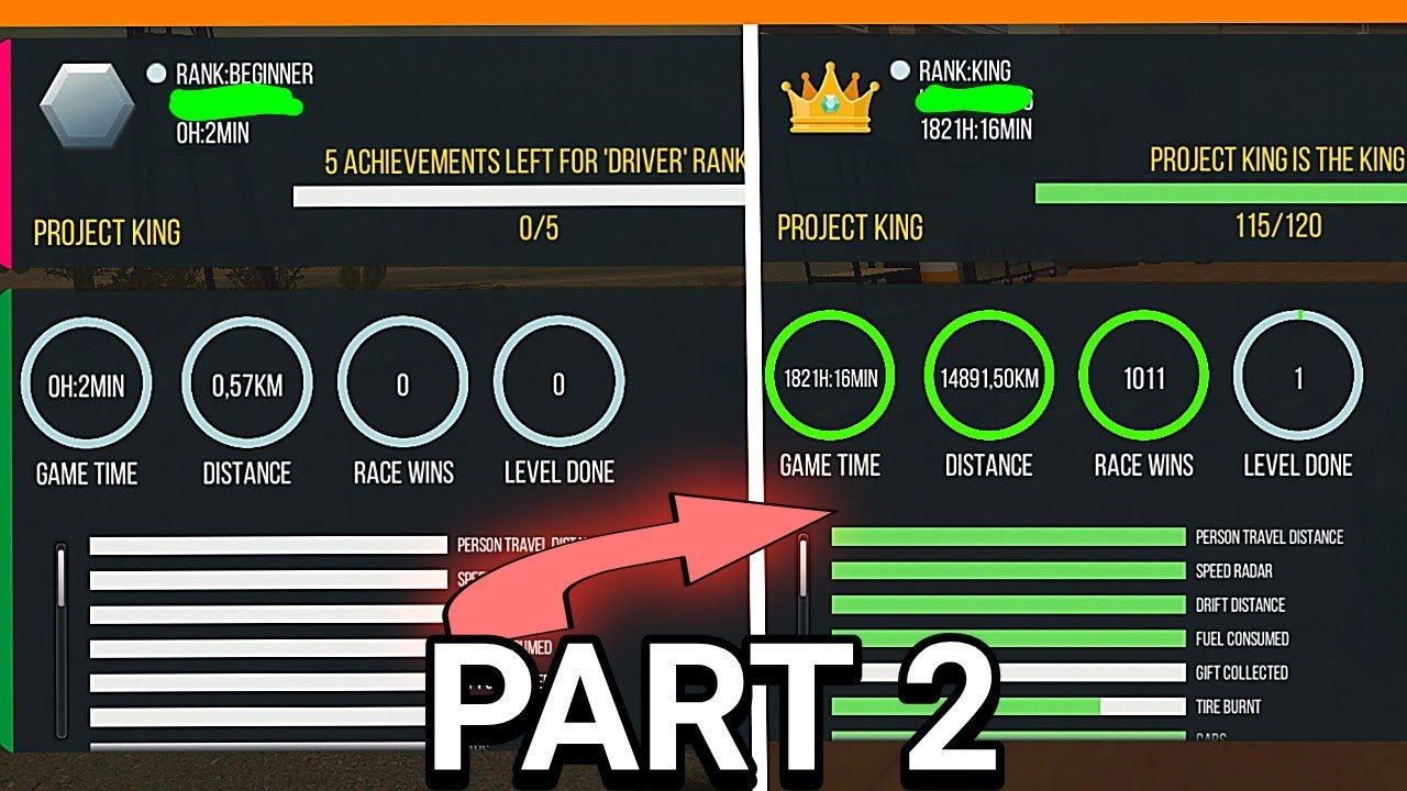 TUTORIAL RANK KING CLEAR MISSION?? | PART 2 | ( CAR PARKING 4.8.8.3 )