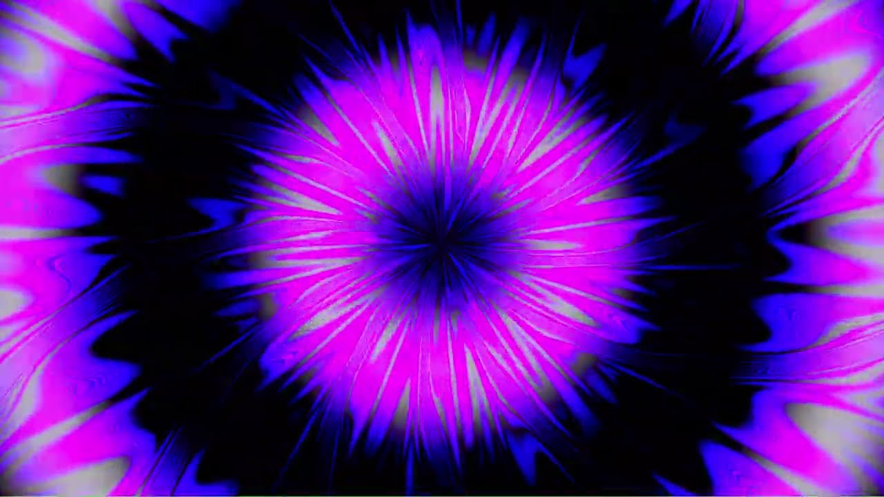 Hypnotic Purple Explosion | Psychedelic Animation | Silent