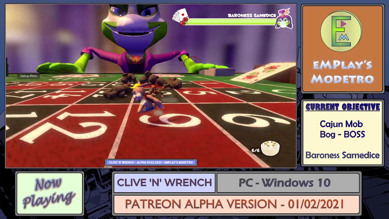 Clive 'N' Wrench - PC - Alpha 01.02.2021 - #9 - Cajun Mob Bog - BOSS Fight - Baroness Samedice