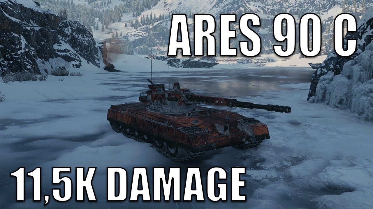 Ares 90 C WoT - unreal battle 11,5 k Damage, 11 kills