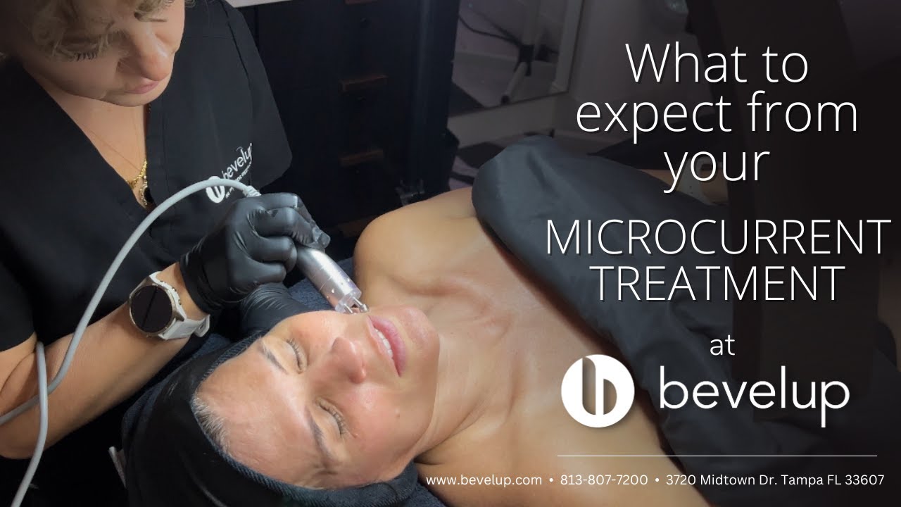 What is a Microcurrent Facial at BevelUp?