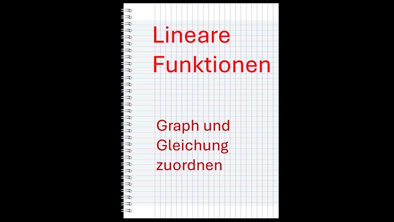 Ordne Funktionsgraph und Funktionsgleichung zu | Übung 5.1