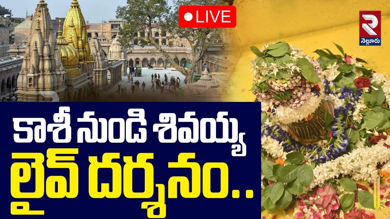 🔴Kashi Vishwanath LIVE | కాశీ నుండి శివయ్య లైవ్ దర్శనం..| Kashi Vishwanath Darshan | RTV Nellore