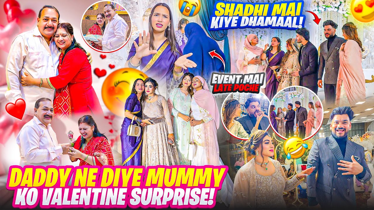 Daddy Ne Diye Mummy Ko Valentine Surprise 😍shadhi Mai kiye Dhamaal😍|Aarti vlogs |