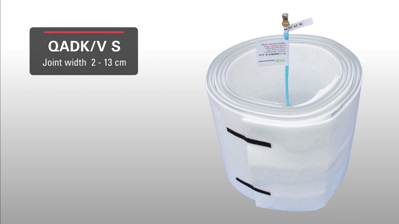 Wolf V2 QADK - Air-filled sealing cushions for expansion joints in tunnels (English)
