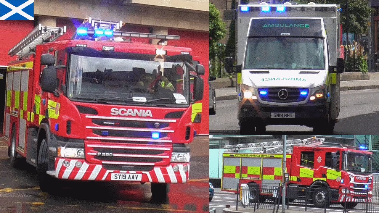 Scottish Fire and Ambulances responding URGENTLY in Edinburgh!