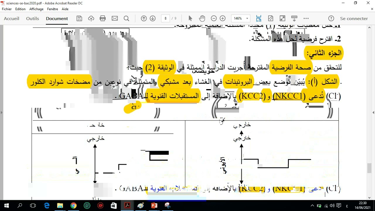 العرض 28  حل الجزء الثاني من باك 2020