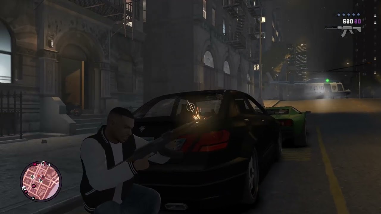 GTA IV TBoGT: An unusual way to escape from the police.