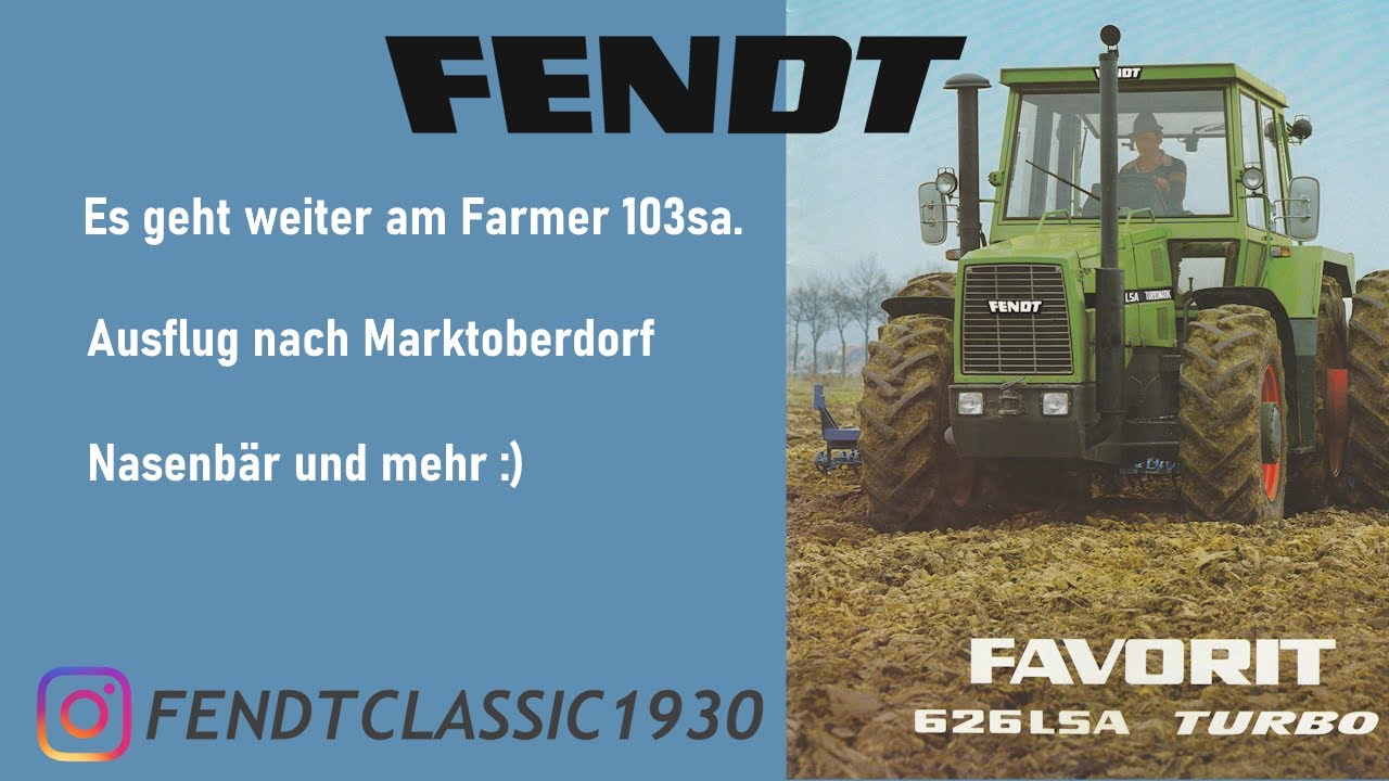 Restauration Fendt Farmer 103SA. Teil 5, Abdichten/Marktoberdorf