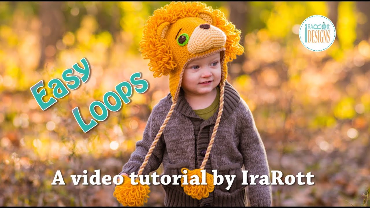 Crochet Loop Stitch and Double Loop Stitch Tutorial by IraRott