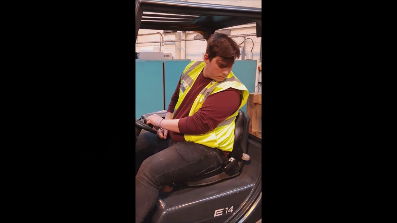 Forklift Training Stacking With A Counterbalance Forklift